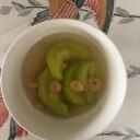 冬瓜、えびのスープ